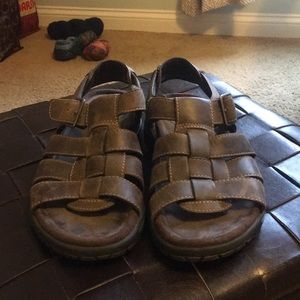 Leather teva sandal